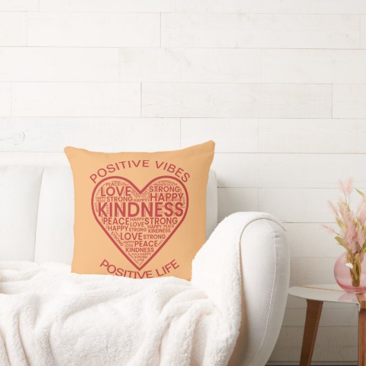 ポジティブなエネルギー ポジティブな人生 クッション (ソファ)