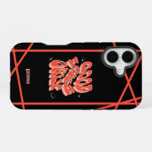 ポジティブなカスタマイズデザイン iPhone 16ケース (裏面横)