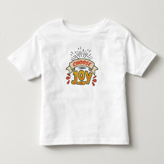 ポジティブなデザインと装飾を選ぶ トドラーTシャツ