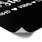 ポジティブなマインド ポジティブなバイブス ポジティブなライフスタイル モチベーション ポスター (角)