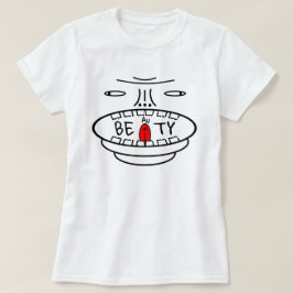 ポジティブなモットー:美しい(自分自身に金ゴールドを送る) v1 tシャツ