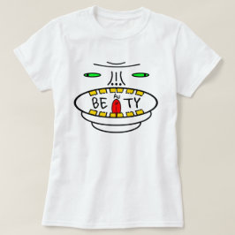 ポジティブなモットー:美しい(自分自身に金ゴールドを送る) v2 tシャツ