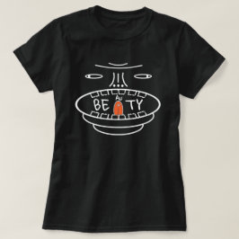 ポジティブなモットー:美しい(自分自身に金ゴールドを送る) v3 tシャツ
