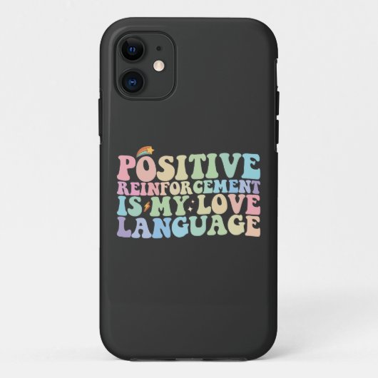 ポジティブな励ましが私の愛情表現 グルーヴィー Case-Mate iPhoneケース (裏面)