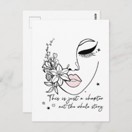 ポジティブな名言 - ただの章 ポストカード