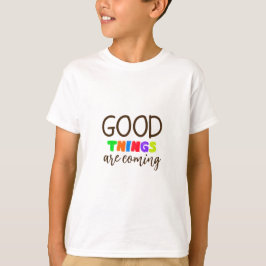 ポジティブな名言 タイポグラフィTシャツ Tシャツ