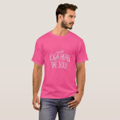 ポジティブな気分 パドマサナ蓮のポーズ瞑想 Tシャツ (正面フル)