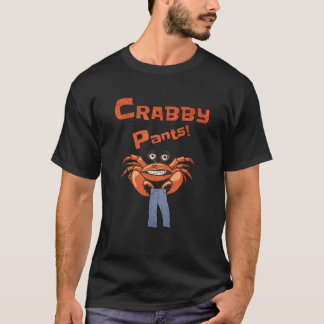 ポジティブな気持ちになるギフトとデザインの面白いミーム カニっぽい Tシャツ