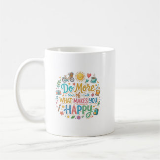 ポジティブな気持ちになれるかわいいグラフィックマグ コーヒーマグカップ