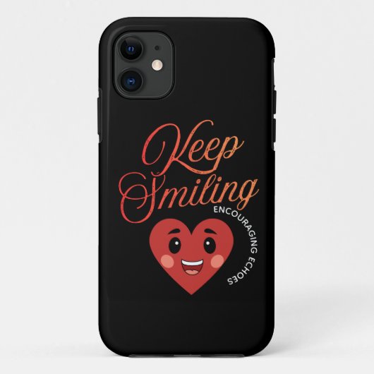 ポジティブな気持ちになれるiPhoneケース 笑顔 Case-Mate iPhoneケース (裏面)