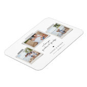 ポジティブな気持ちのスナップ写真マグネット マグネット (左側)