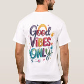 ポジティブな気持ちのTシャツ Tシャツ (裏面)