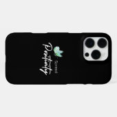 ポジティブな気持ちを広げよう iPhoneケース (裏面横)
