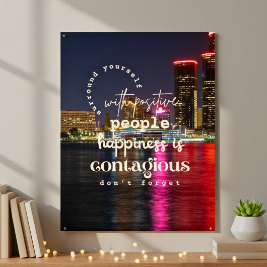 ポジティブな環境で自分自身を取り囲やる気を起こさせるむ ポスター