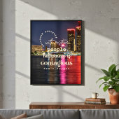 ポジティブな環境で自分自身を取り囲やる気を起こさせるむ ポスター