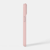 ポジティブな聖書の詩の肯定 ピンクのハート かわいい iPhone 15ケース (右側面)