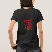 ポジティブな自己愛の引用Tシャツ Tシャツ (裏面)