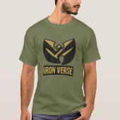 ポジティブな言葉 IRON VERSE Tシャツ (正面)