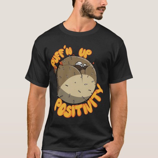 ポジティブにふくらむ Tシャツ (正面)