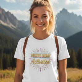 ポジティブエネルギー活性グラフィックTシャツ(女性用) Tシャツ