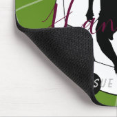 ポジティブサッカーマウスパッドライムグリーンHAMbyWG マウスパッド (コーナー)