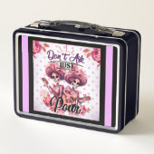 ポジティブパープルかわいらしと砂糖スカル メタルランチボックス (裏面)