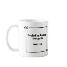 ポジティブマグ - 幸せな考えとお茶で満たされて