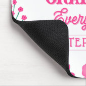 ポジティブ感動的性のカスタマイズ可能フローラ マウスパッド (コーナー)