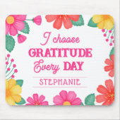 ポジティブ感動的性のカスタマイズ可能フローラ マウスパッド (正面)