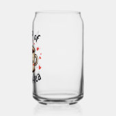 ポジティブ・ティーおもしろい・キュートなお茶好き ガラス缶 (右)