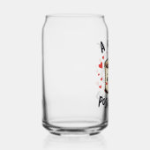 ポジティブ・ティーおもしろい・キュートなお茶好き ガラス缶 (左)