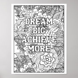 ポジティブ、喜び、治療カラーリング、自己愛 ポスター