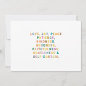 ポジティブ | 愛,喜び,平和 招待状 (正面)