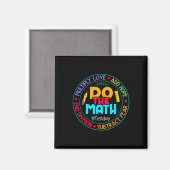 ポジティブ 愛 希望 恐怖 数学をやって Staar テストの日 マグネット (正面/裏面)