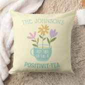 ポジティヴィットティーパステルフローラ春装飾用クッション クッション (ブランケット)