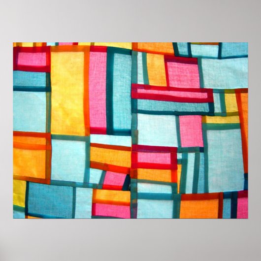 ポジャギ織物 ポスター (正面)