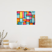 ポジャギ織物 ポスター (キッチン)