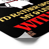 ポスおもしろいター「かわいい猫」 ポスター (角)