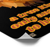 ポスおもしろいター「真の王様…」 ポスター (角)