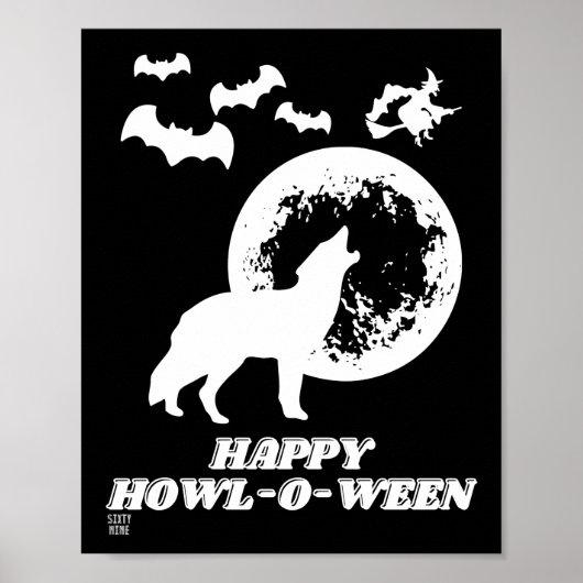 ポスおもしろいター「HAPPY HOWL-O-WEEN 2」 ポスター (正面)