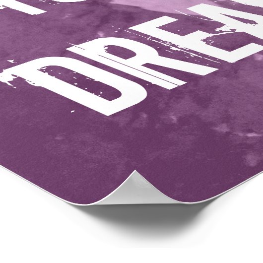 ポスやる気を起こさせるター引用文 |夢後を追の中 ポスター (角)