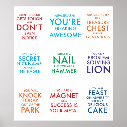 ポスやる気を起こさせるター ポスター (正面)