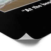 ポスやる気を起こさせるター – ライフ・アット・ザ・ビーチ ポスター (角)