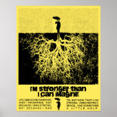 ポスやる気を起こさせるター、強い女性 ポスター (正面)