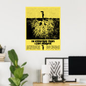 ポスやる気を起こさせるター、強い女性 ポスター (ホームオフィス)