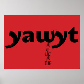 ポスやる気を起こさせるター – 自分が何か考え ポスター