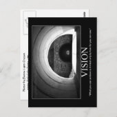 ポスやる気を起こさせるトカード – VISION ポストカード (正面/裏面)