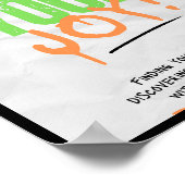 ポスやる気を起こさせる前向きターの壁の装飾 ポスター (角)