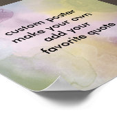 ポスカスタムターは自分で追加引用文 ポスター (角)