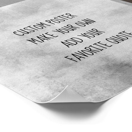 ポスカスタムターは自分で追加引用文 ポスター (角)